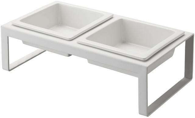 Yamazaki Tower Voerbak set - Wit