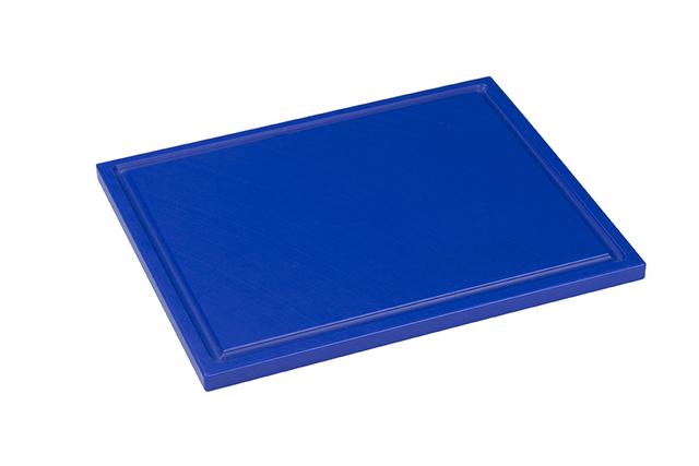 Interlux Snijplank met sapgoot - 530x325x15mm - Blauw
