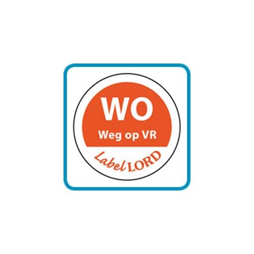 Label woensdag -weg op- 500st
