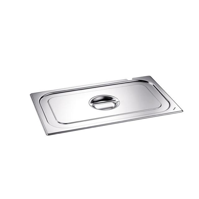 Gn-deksel 1/4 m/lpl uitsp RVS