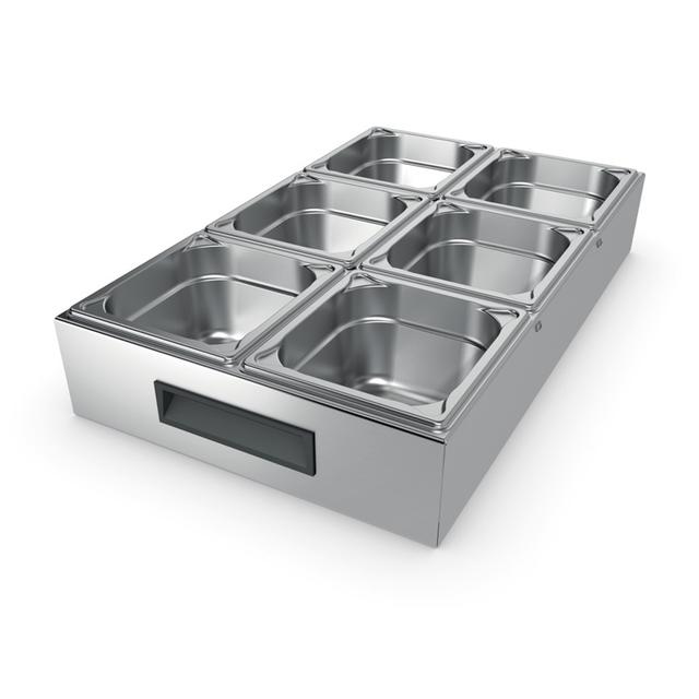 I-Flex Multi-element GN 1/1-65 RVS 544x330x93mm