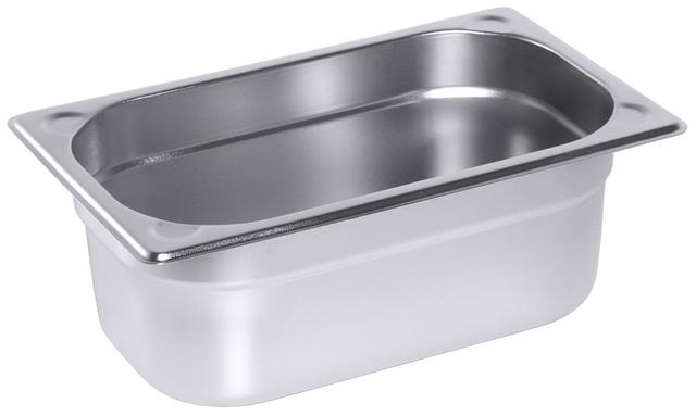 Gastronormbak 1/4 GN-100mm RVS