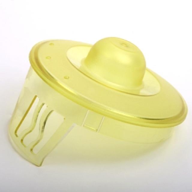 Waterkan-deksel PC geel transparant