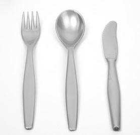 Lepel SAN zilver 190mm