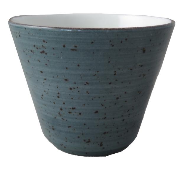 Schaal konisch Rustic blauw 200cc
