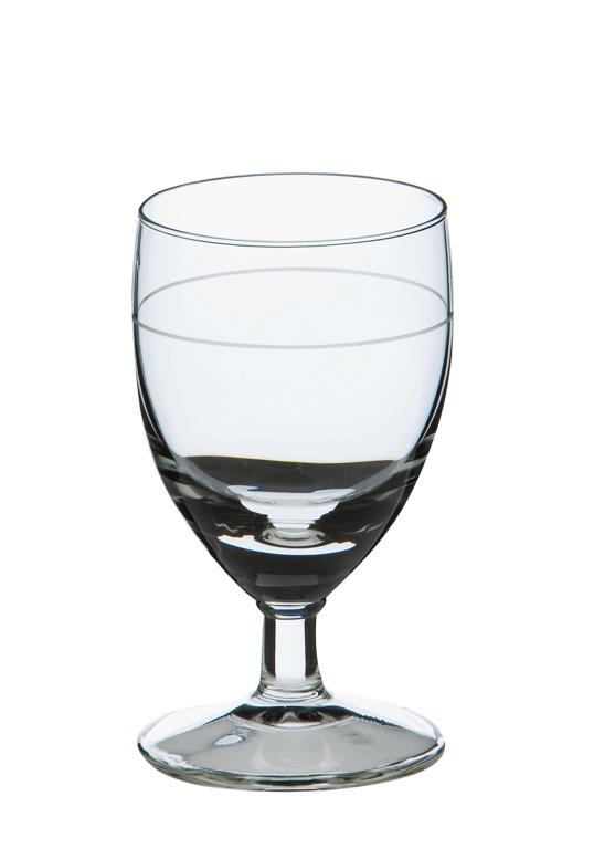 Borrelglas m/maatstreep Gilde 35cc