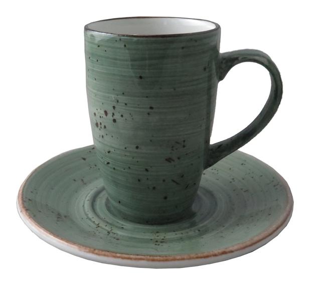 Mok Rustic donkergroen 280cc