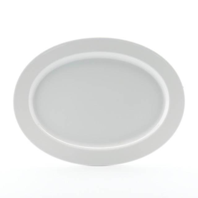 Serveerschotel ov XL wit 250mm