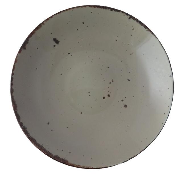 Bord Rustic lichtgroen 170mm