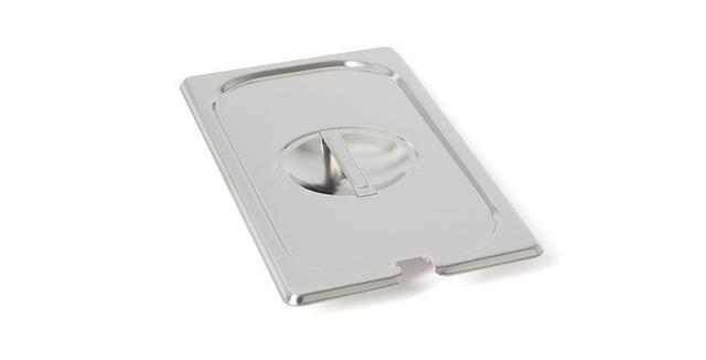 Gn-deksel 1/3 m/lpl uitsp RVS