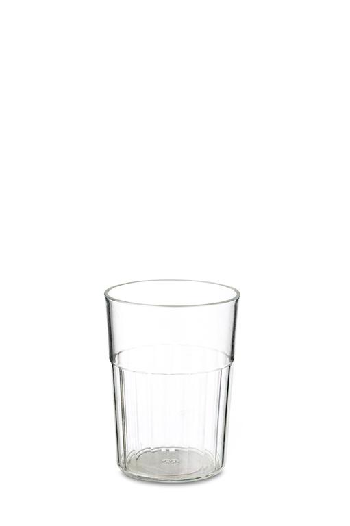 Beker wastafelmodel helder 250cc