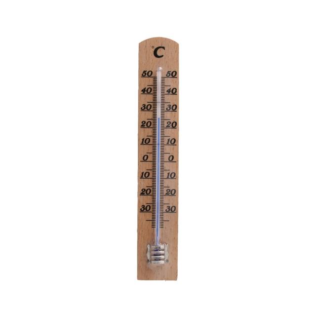 Thermometer kamer hout -30/+50C