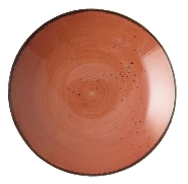 Bord coup vlak - Ø230mm - terracotta