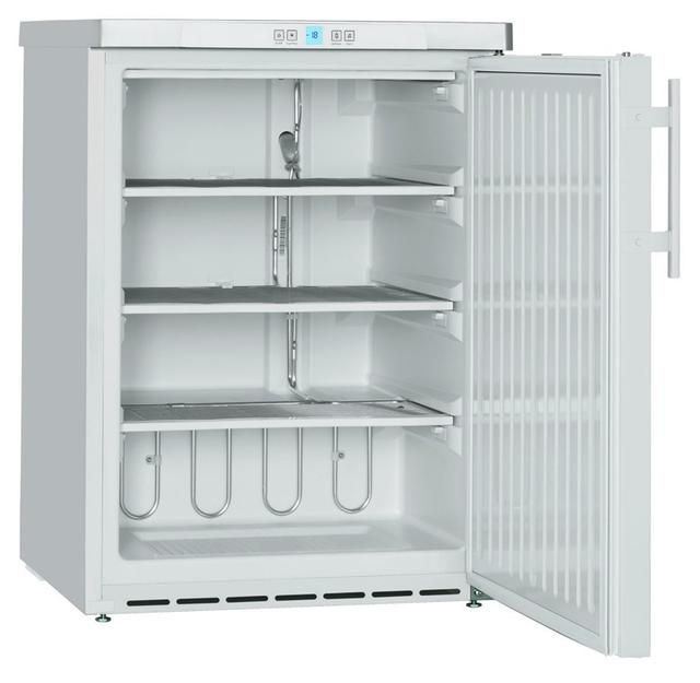 Vrieskast GGU 1400 staal/wit 133L