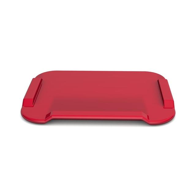 Bord rand v.boterham gravure rood Melam. 220x170mm