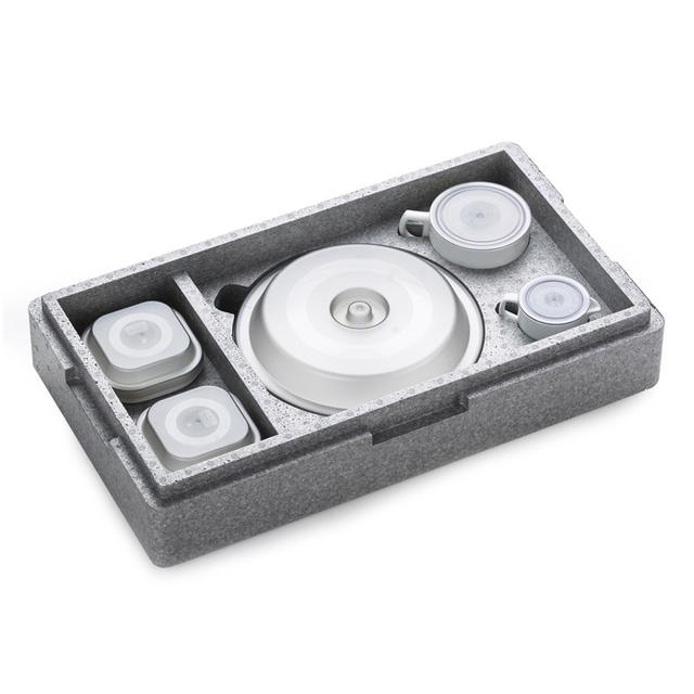 Iso-box I [Zien doet Eten] grijs compleet 12-dlg