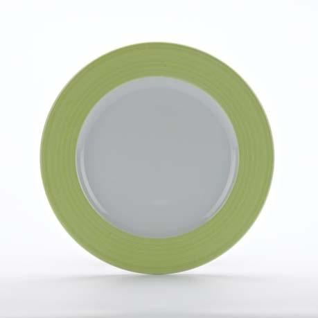 Bord XL groene rand 200mm
