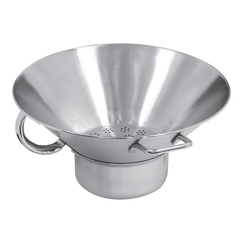 Friteslekbak afneembaar rvs - Ø410mm