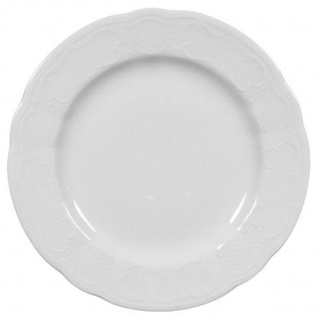 Bord plat m/rand Salzburg wit 150mm uni 3
