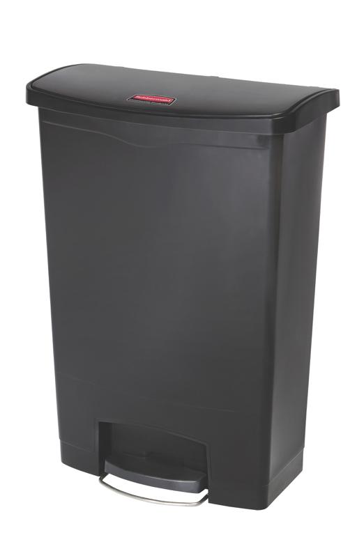 Pedaalemmer Front Step kunststof zwart 90L