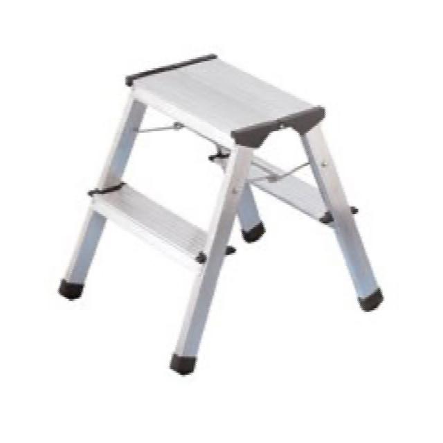 Opstapje 2 plateau's aluminium 470mm
