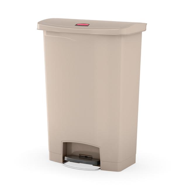 Pedaalemmer Front Step kunststof beige 90L
