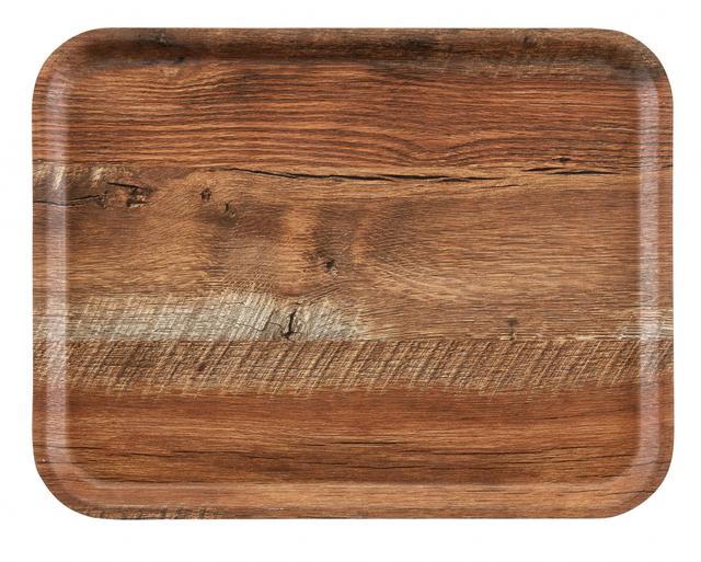 Cambro Dienblad Madeira - 240x350mm - Brown Oak