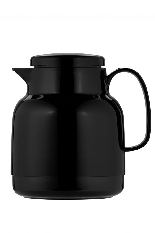 Helios Mondo Thermoskan kunststof - 1Ltr - Zwart