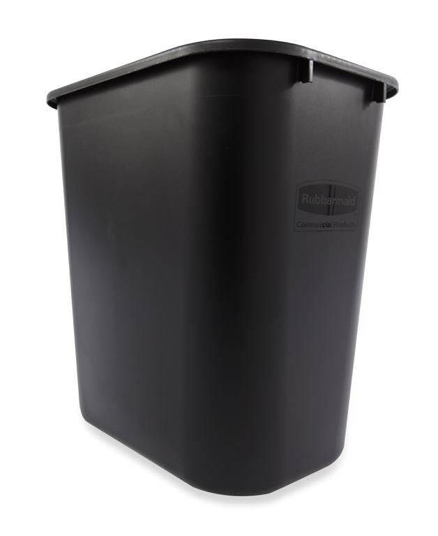 Afvalbak rh -Recyle- PE zwart 26,5L