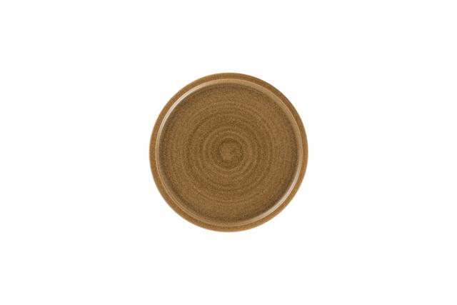 RAK Ease Selva Coupebord plat - Ø210mm - Autumn Brown