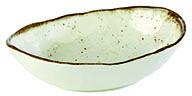 APS Schaal Stone Art - 285x210x75mm - Wit/Bruin
