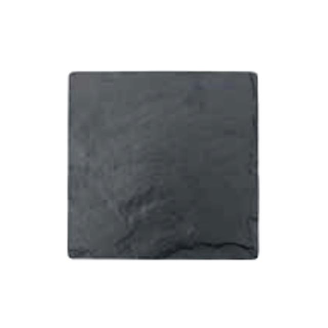 Buffetplateau Slate melamine zwart 254x254x15mm