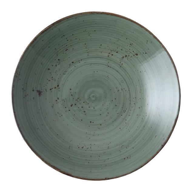 Bord Rustic donkergroen 190mm