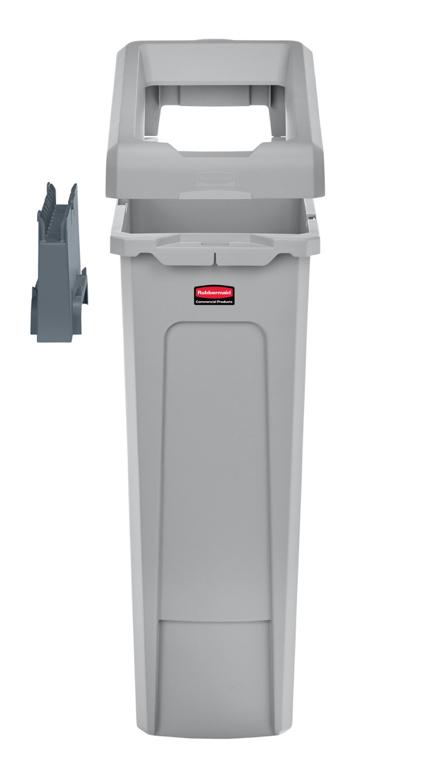 Afvalcontainer Slim Jim Recycling station Starterset grijs