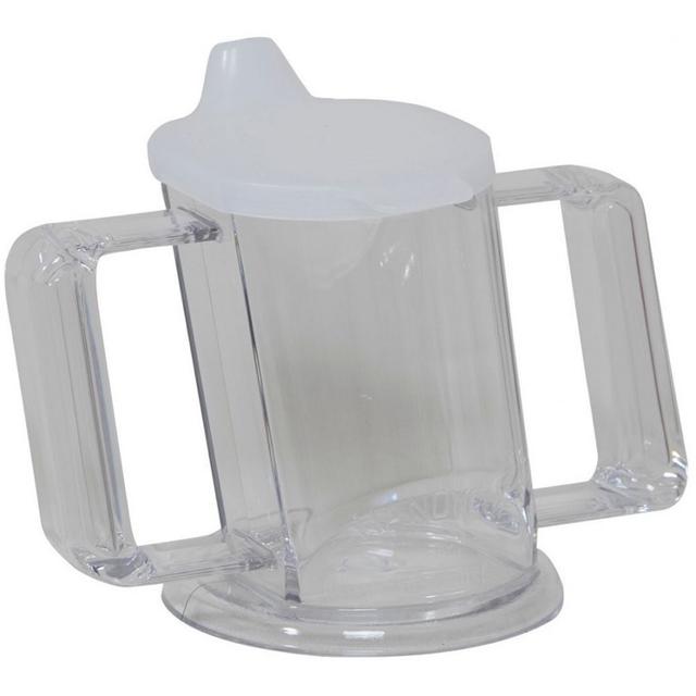 Beker schuin m/2o transparant incl. deksel 200cc