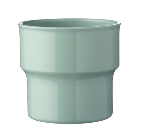 Beker laag stapelbaar Retro Groen 220cc