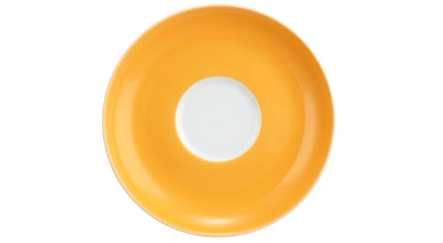 Schotel theekop Liberty Pure Colors oranje 130mm