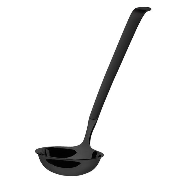 Buffet-soeplepel 18/10 -zwart- 310mm