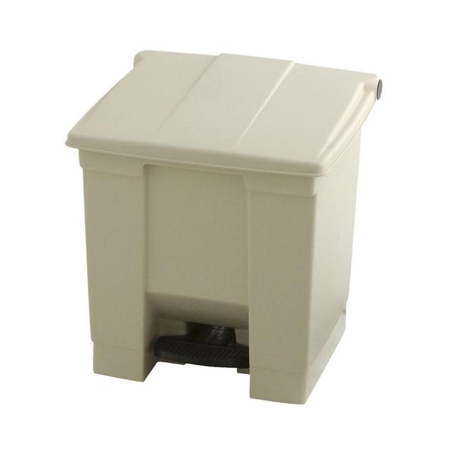 Pedaalemmer vk kunststof beige 30L