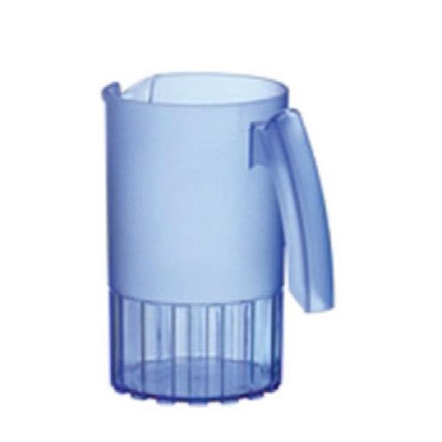 Waterkan PC blauw transparant 1,50L
