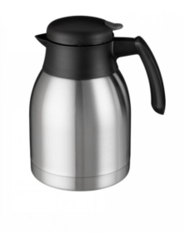 Isoleerkan m/drukknop zwart 1,5l