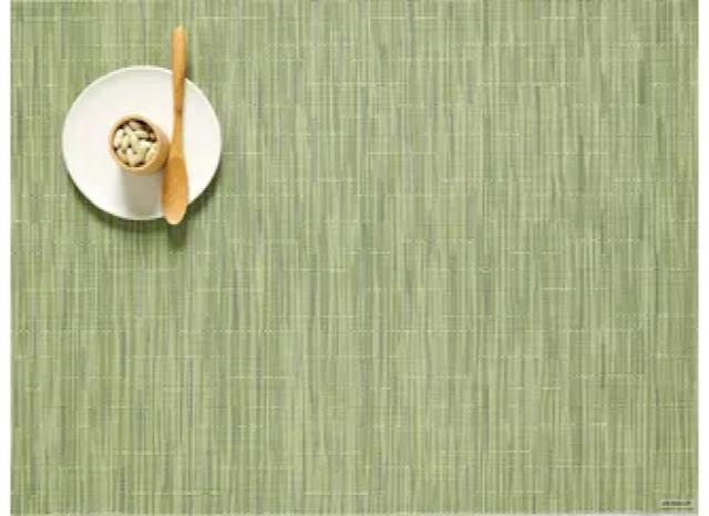 Chilewich Bamboo Trolley placemat - Spring Green - 550x800mm