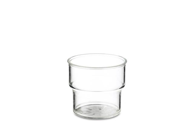 Beker laag stapelbaar helder 234 220cc