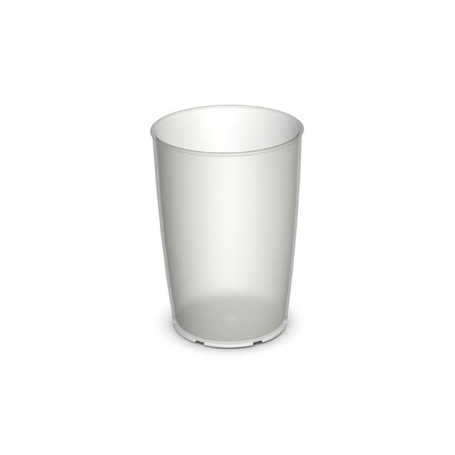 Beker natuur transparant PP 220cc