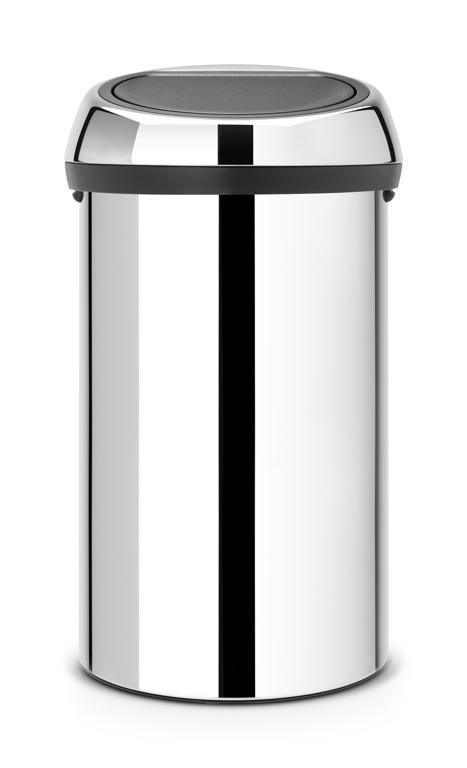Afvalzakhouder Touch Bin Brilliant Steel 60L