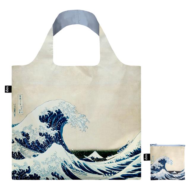 LOQI Bag Large - The Great Wave gerecycled