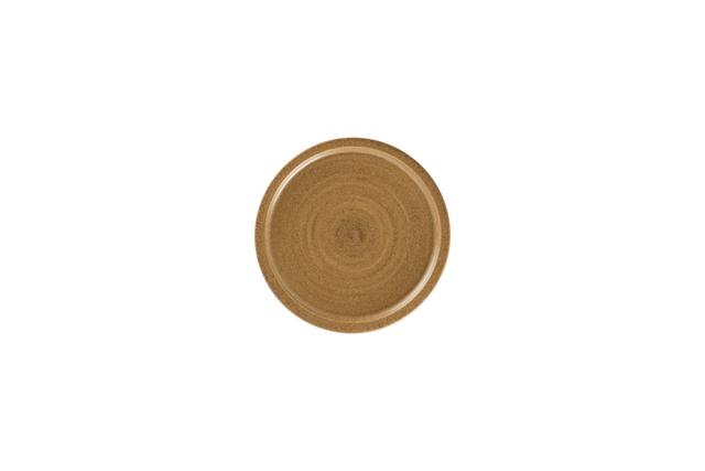 RAK Ease Selva Coupebord plat - Ø160mm - Autumn Brown