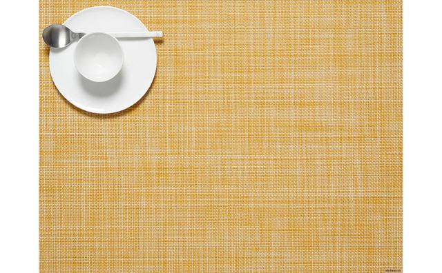Chilewich Mini Basketweave Trolley placemat - Ochre - 550x800mm