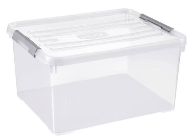 Opbergbox Handy transparant 35L 490x390x250mm