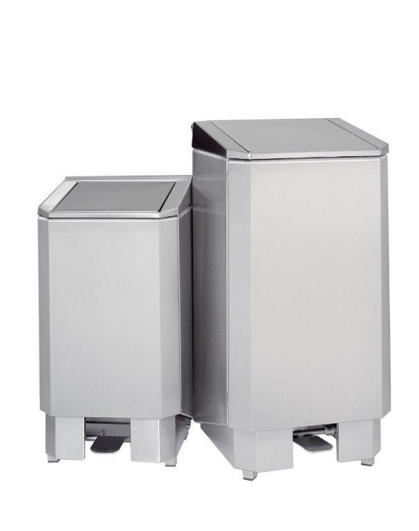 Afvalzakhouder m/d gesloten 18/10 120L